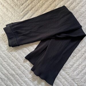 Storq maternity black ribbed pants